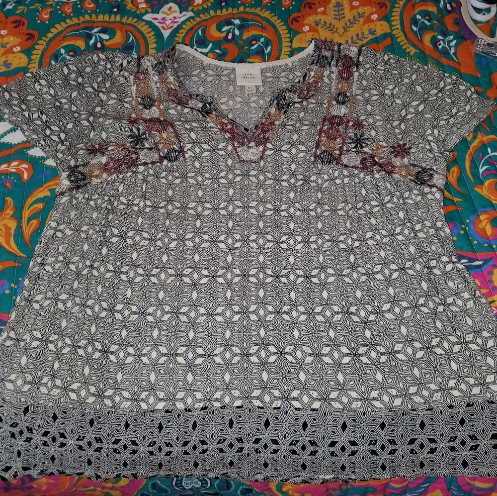 Lovely blouse from Target.